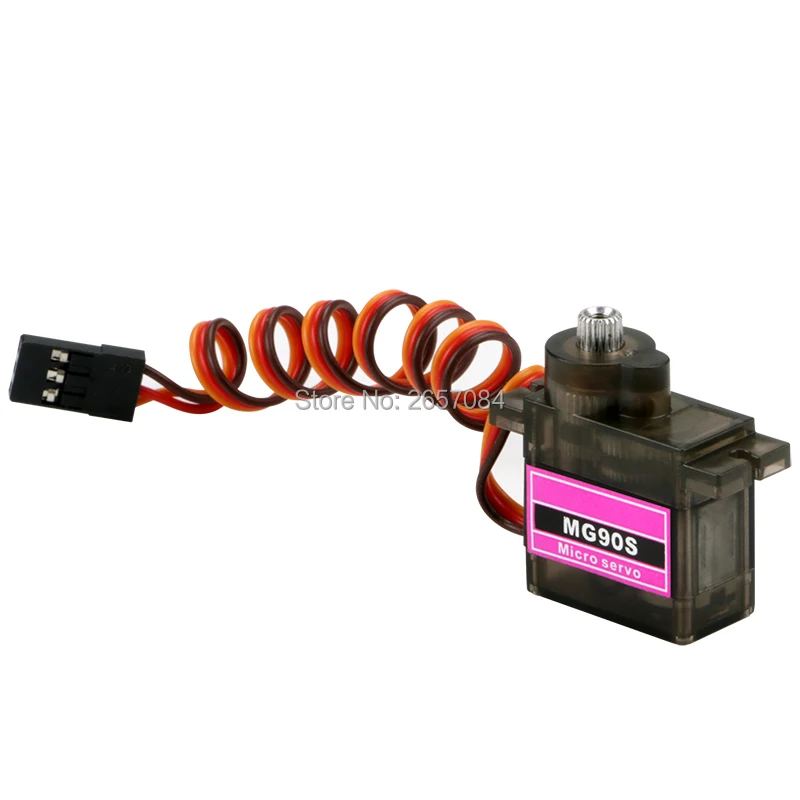4 pcs/lot MG90S mg90s Metal gear Digital 14g mini Servo For Rc Helicopter Plane Boat Car Model is special
