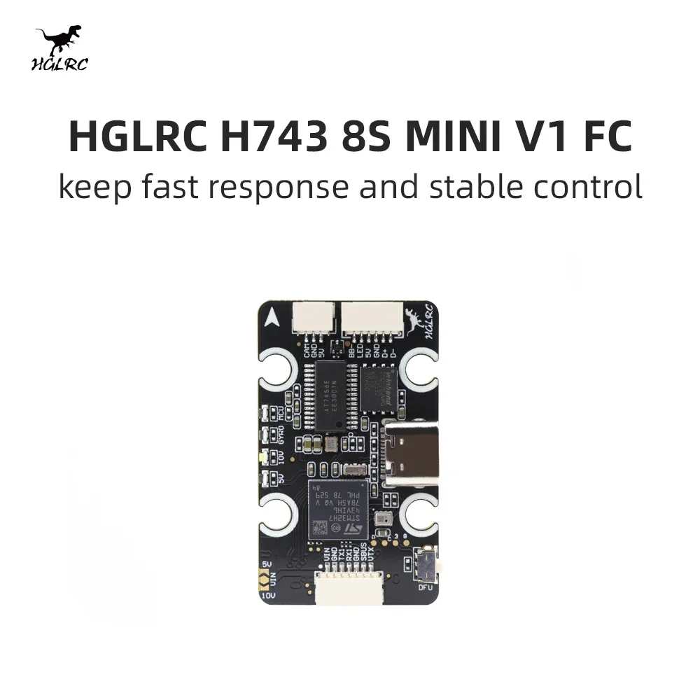 SkyDElHGLRC H743 8S MINI V1 Flight Controller
