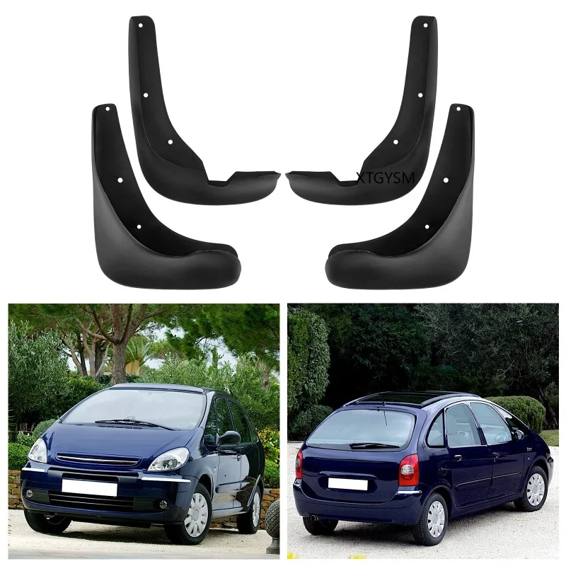 For Fender for Citroen Picasso 2004 2014 Universal Vehicle Mud Flaps Wheel Cover Splash Proof Durable Automotive Parts Set