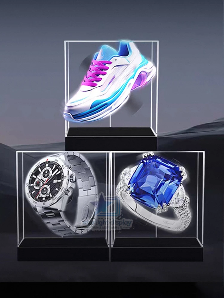 3D Desktop Holographic Fan Display Small Indoor 3D Hologram Projector Handheld 20cm Ultra HD Holographic Fan