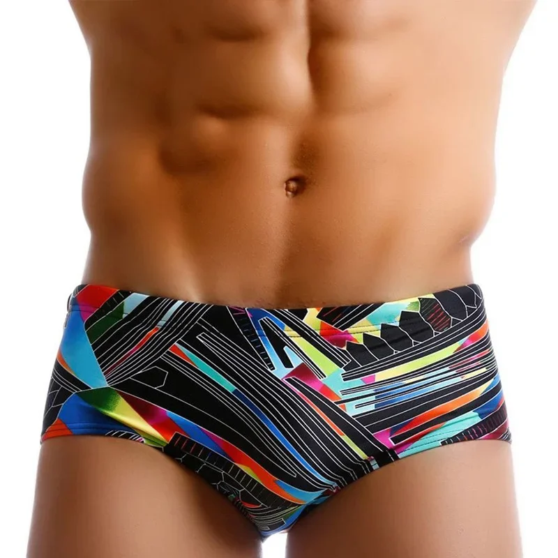 Men Swimwear Swim Boxers Board Shorts Surfing Bikini Swimsuits Brazilian Cut Bathing Suit Water Sports Trunks Beach Underwear