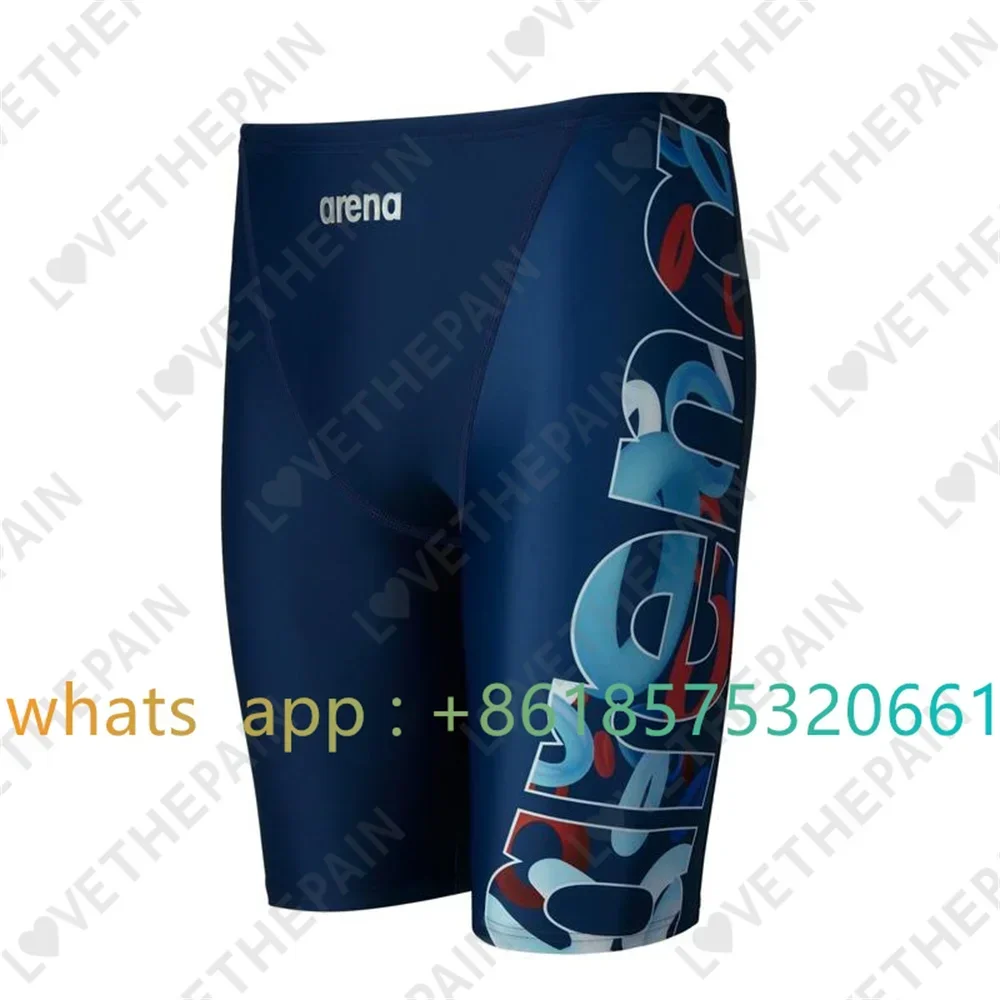 Men Swimwear Shorts Training Swim Trunks new Summer Beach Tight Quick Dry Swimming Jammer Running Sports Surfing Swimsuit Pants