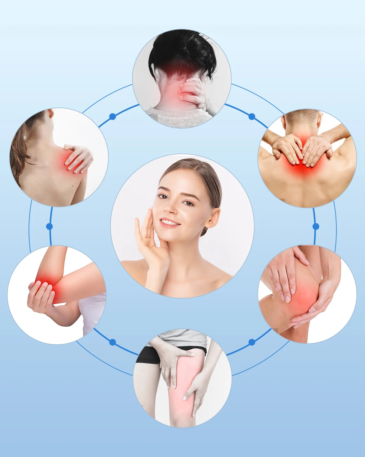 Red Light Therapy for Cold Sore Canker Sore 660nm 850nm Near Infrared LED Light Therapy Device Narrow Beam for Oral Sore Problem