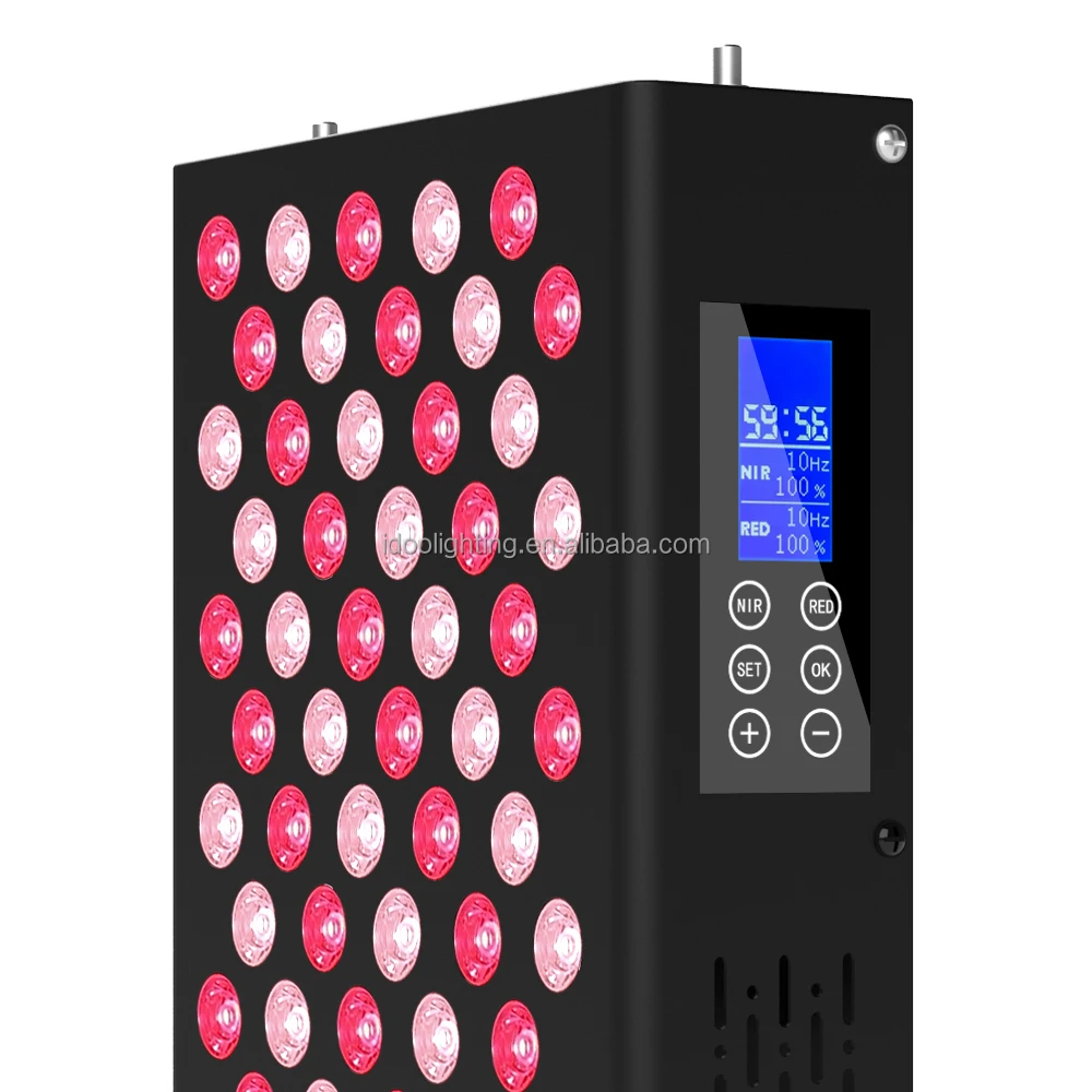LCD 9 Wavelengths 1050Nm 935Nm 850Nm 760Nm 670Nm 630Nm 485Nm 405Nm 385Nm Full Body Led Face Light Therapy Infrared Light Panel