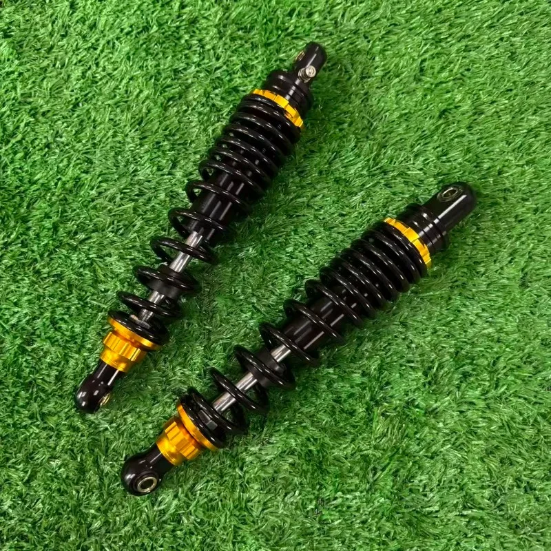 Electric Bicycle Golden 330mm Round Opening Spring Shock Absorber 2pcs for Himoto Black Warrior E Bike