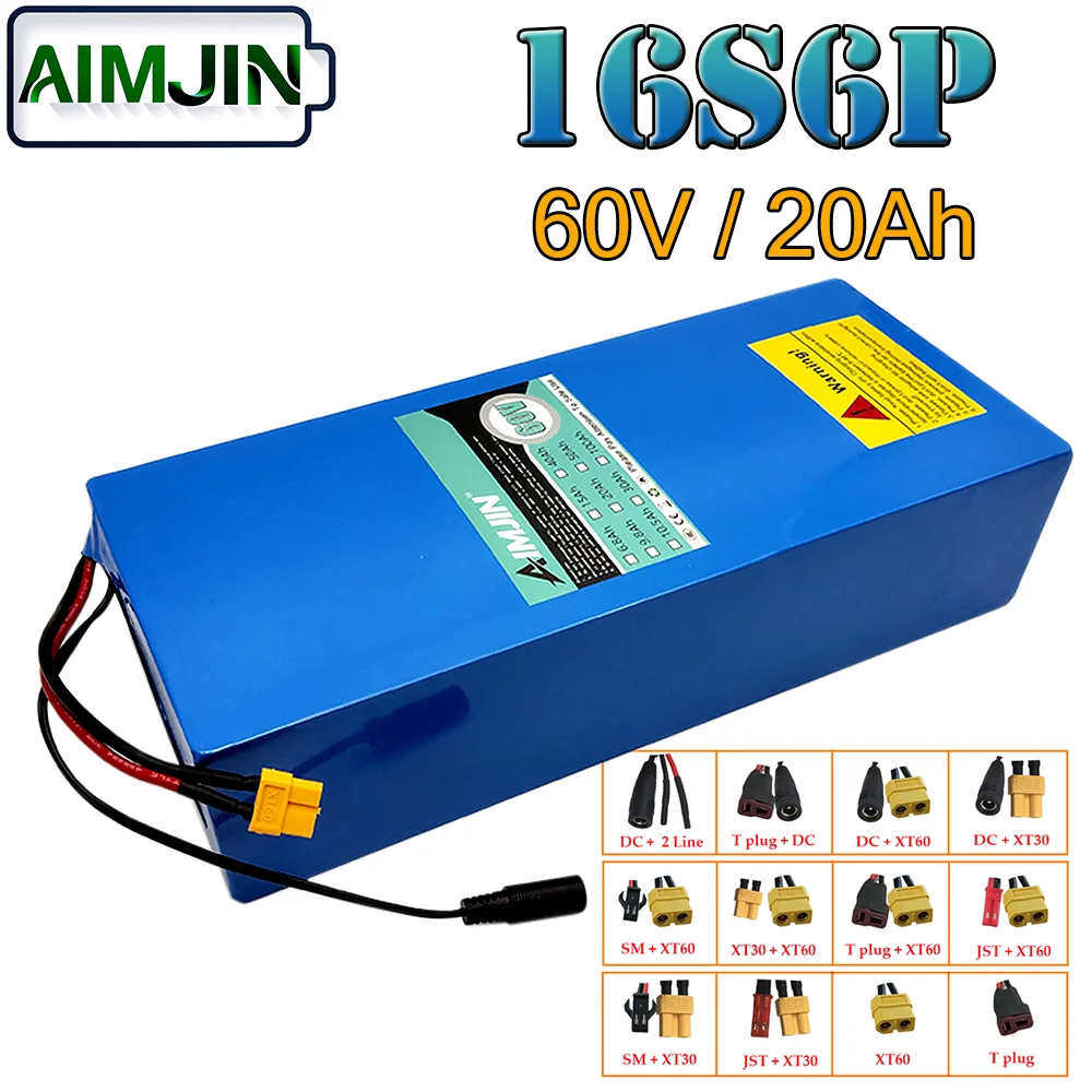 16S6P 60V 20AH 18650 lithium battery pack Warrior X Plus X Pro+ scooter 60v electric scooter replacement battery