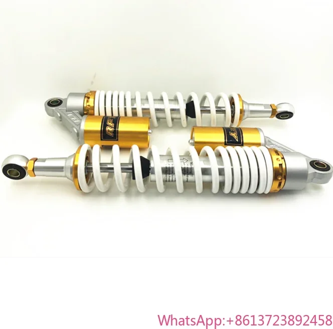 370mm  375mm 380mm Motorcycle Shock Absorber for yamaha  Warrior 350  Yfz 350 XT500 TT500 RM370 RM125 ATV Black Chrome