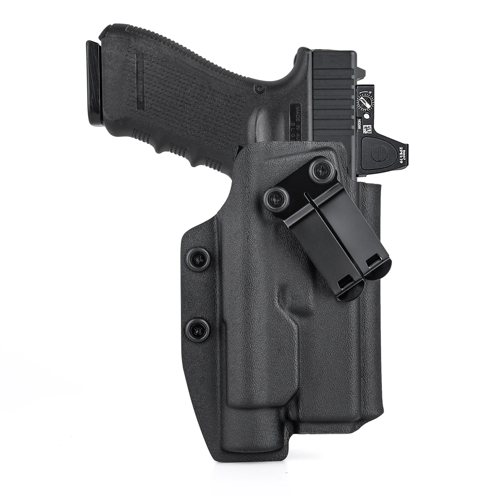 IWB Kydex Holster for Glock 17 19 19X 22 23 25 32 44 45 with Streamlight TLR-1 TLR-1HL TLR-1s Flashlight Inside Concealed Carry