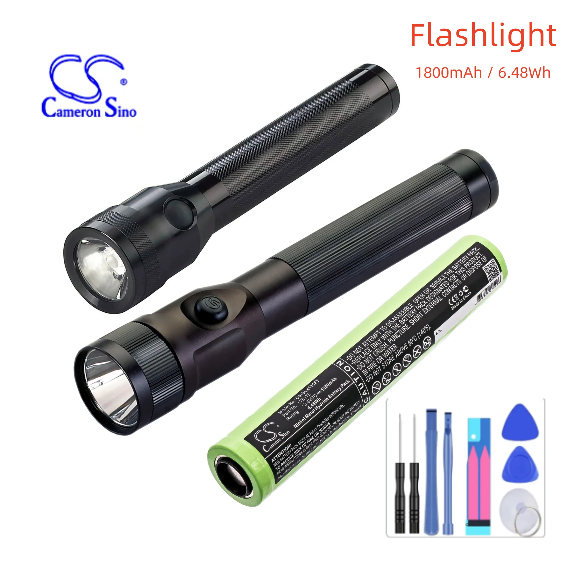 Battery For Streamlight 75175 75375 Except UltraStinger PolyStinger LED HAZ-LO Stinger HP Stinger XT HP