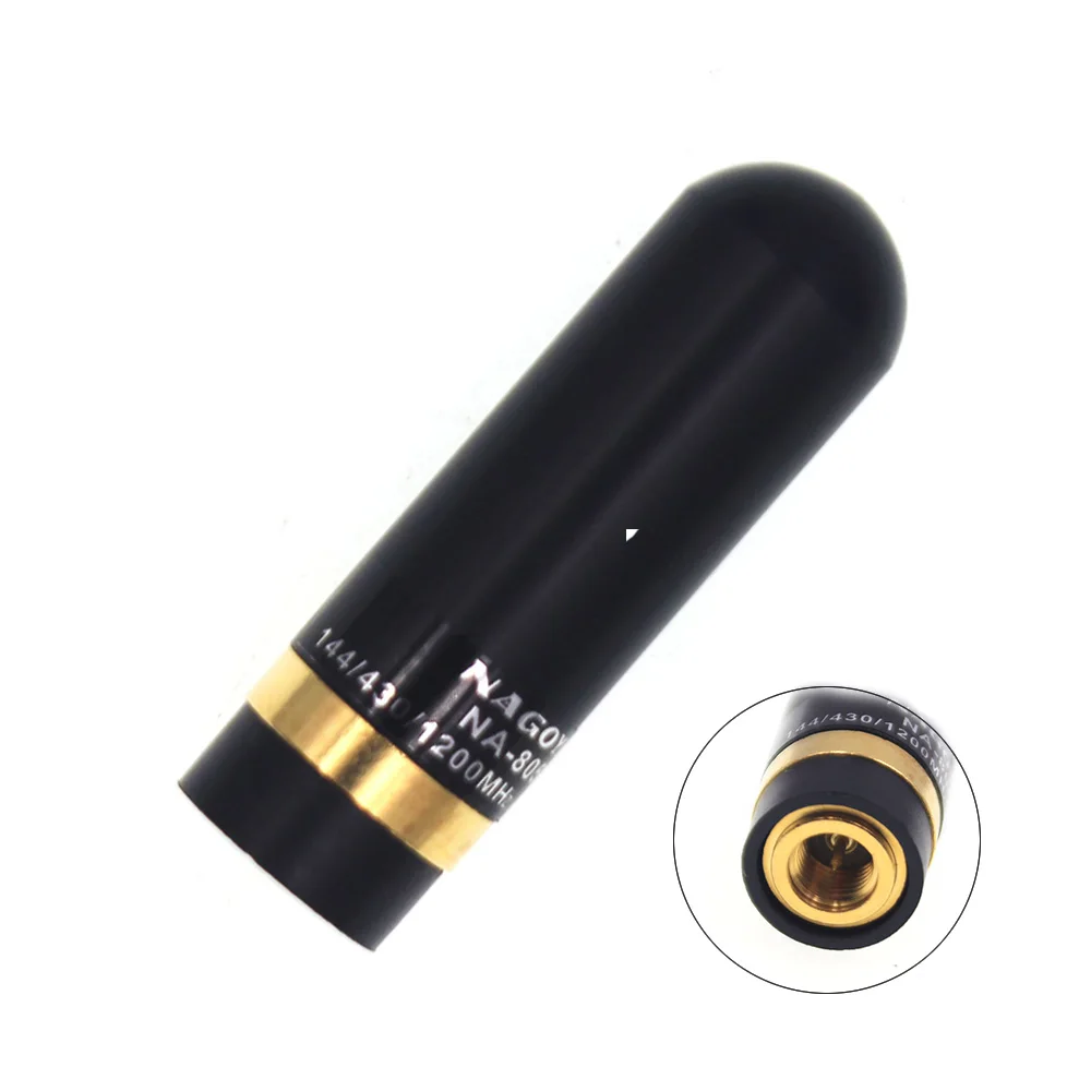 100% Original Nagoya NA-805 SMA-M Mini Handheld Antenna 144/430/1200MHz for TYT TH-UV8000D  Two Way Radio