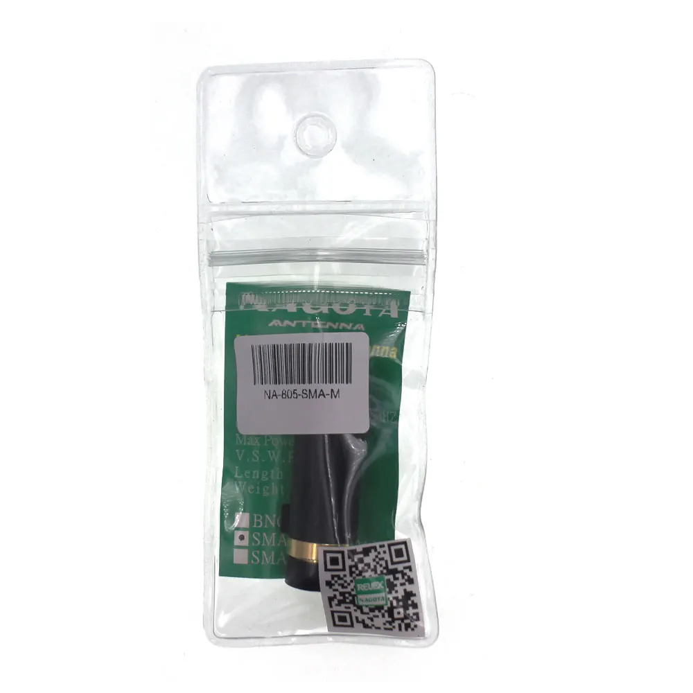 100% Original Nagoya NA-805 SMA-M Mini Handheld Antenna 144/430/1200MHz for TYT TH-UV8000D  Two Way Radio