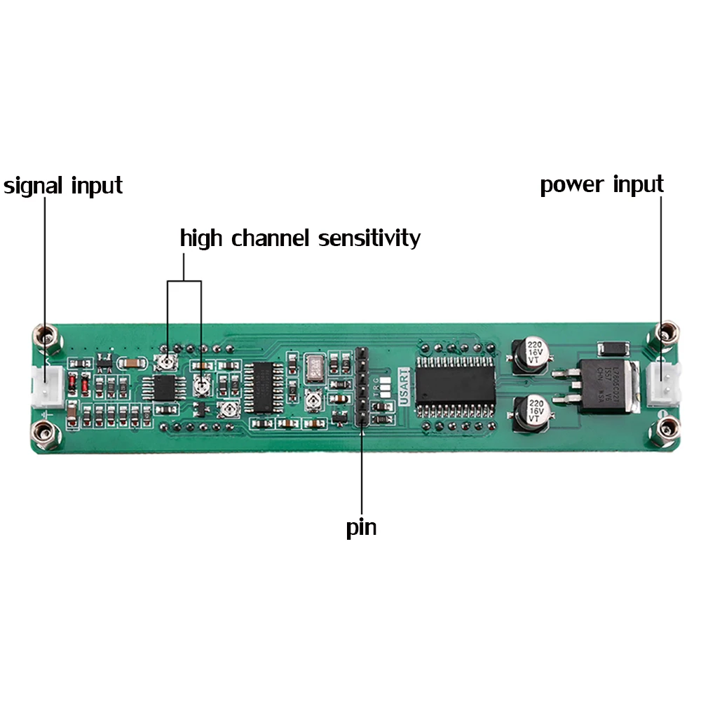 ​​8 Digits RF Signal Frequency Counter Cymometer 0.1MHz~1200MHz LED Digital Display RF Signal Frequency Counter Meter Tester