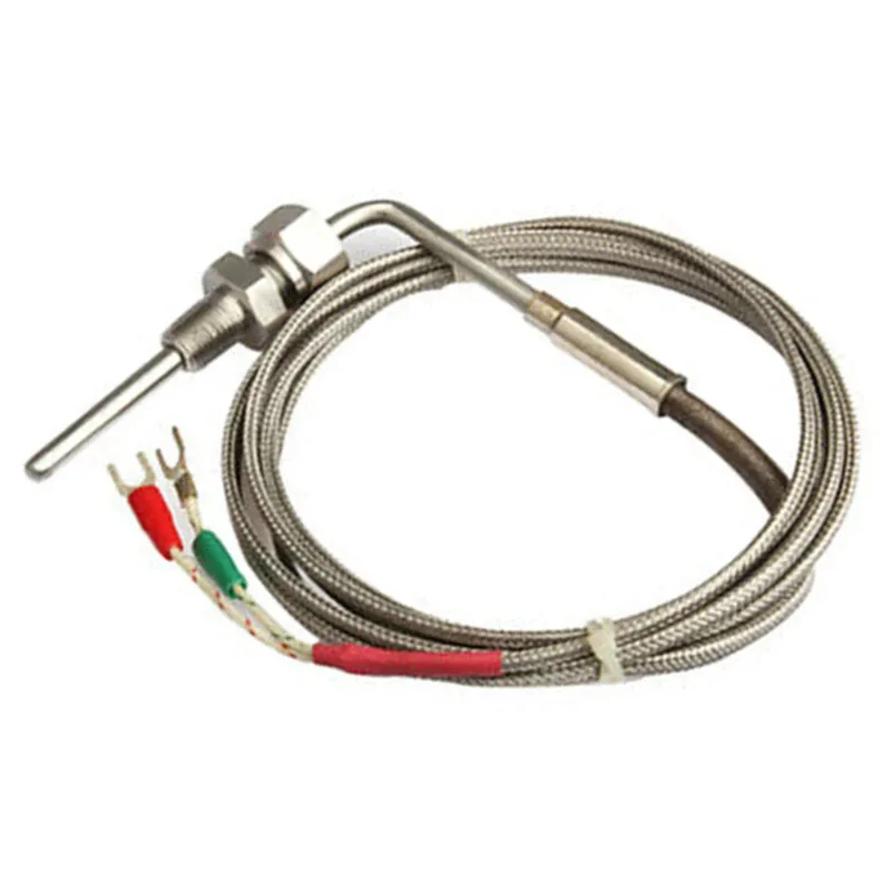 1200 °C K Type EGT Motor Exhaust Gas Temperature Sensor Stainless Steel Probe Thermocouple Tube Thread 1/8NPT Elbow Male Plug