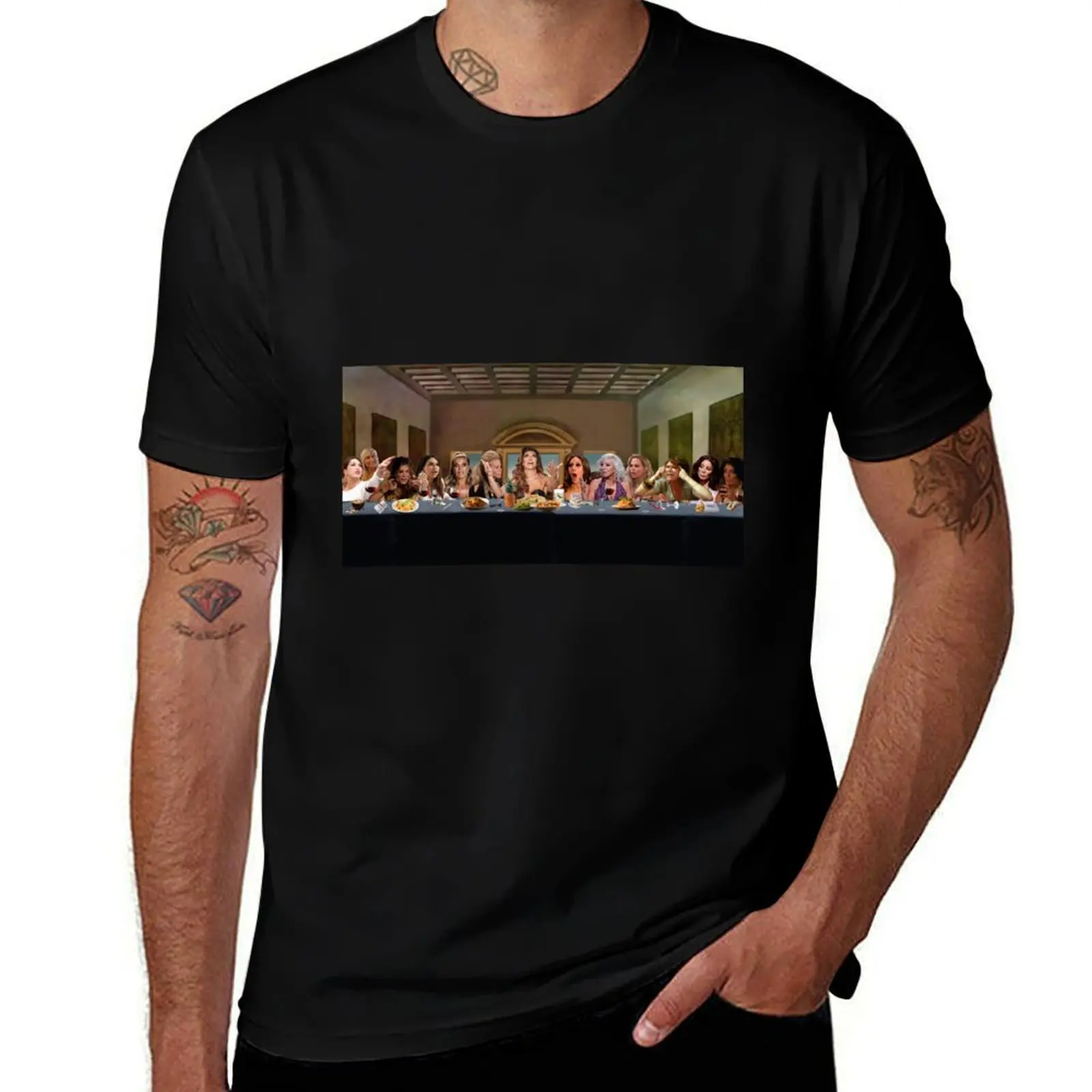 The Ultimate Real Housewives of New Jersey Last Supper T-Shirt t shirts for man cotton T-Shirt