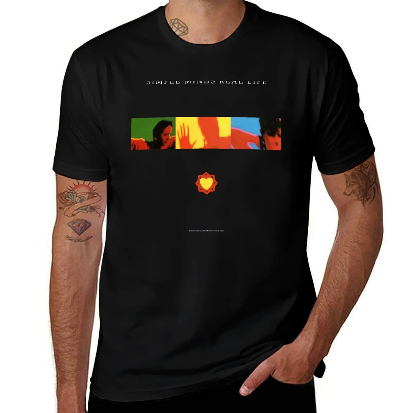 Simple Minds - Real Life T-Shirt Long Lasting Casual T-Shirt