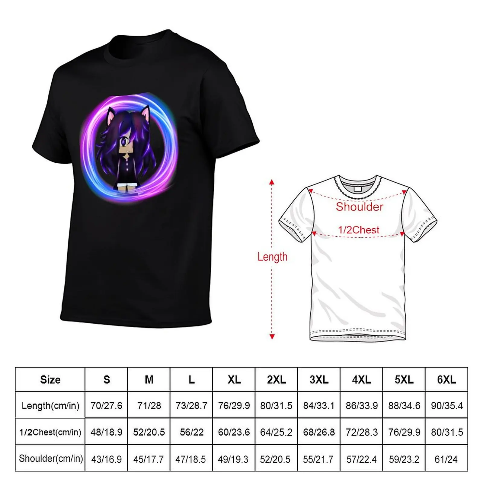 Gacha portal to the real life T-Shirt Long Lasting Casual T-Shirt