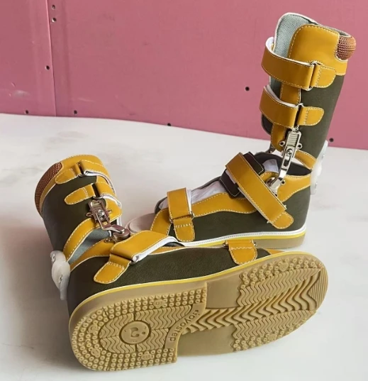 Children's Special Medical Shoes Flat Feet  Cerebral Palsy Correction Hemp AFO Adjustable