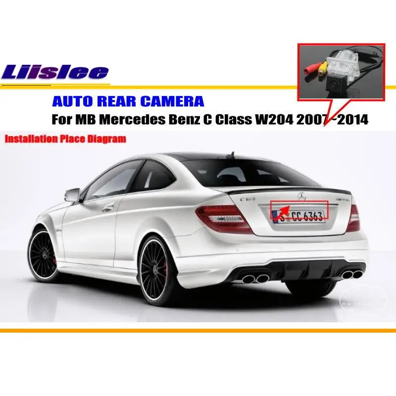 For Mercedes Benz C Class W204 2007-2014 Vehicle Backup Camera Car Reversing Parking Rear View CAM HD CVBS Accessories