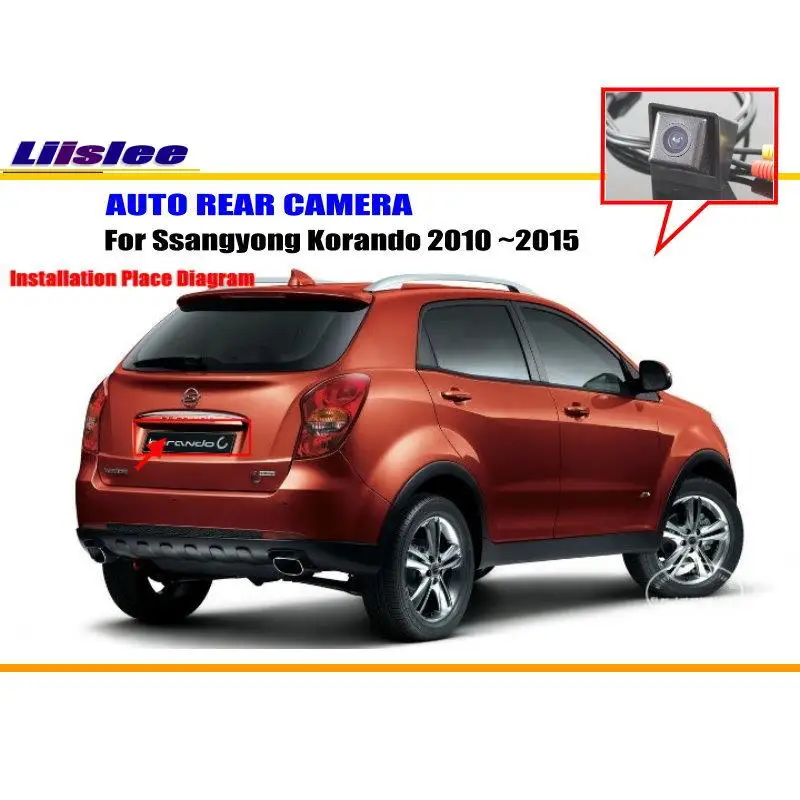 For Ssangyong Korando 2010-2019 Car Rearview Rear View Camera Vehicle Parking Back AUTO HD CCD CAM Accessories Kit