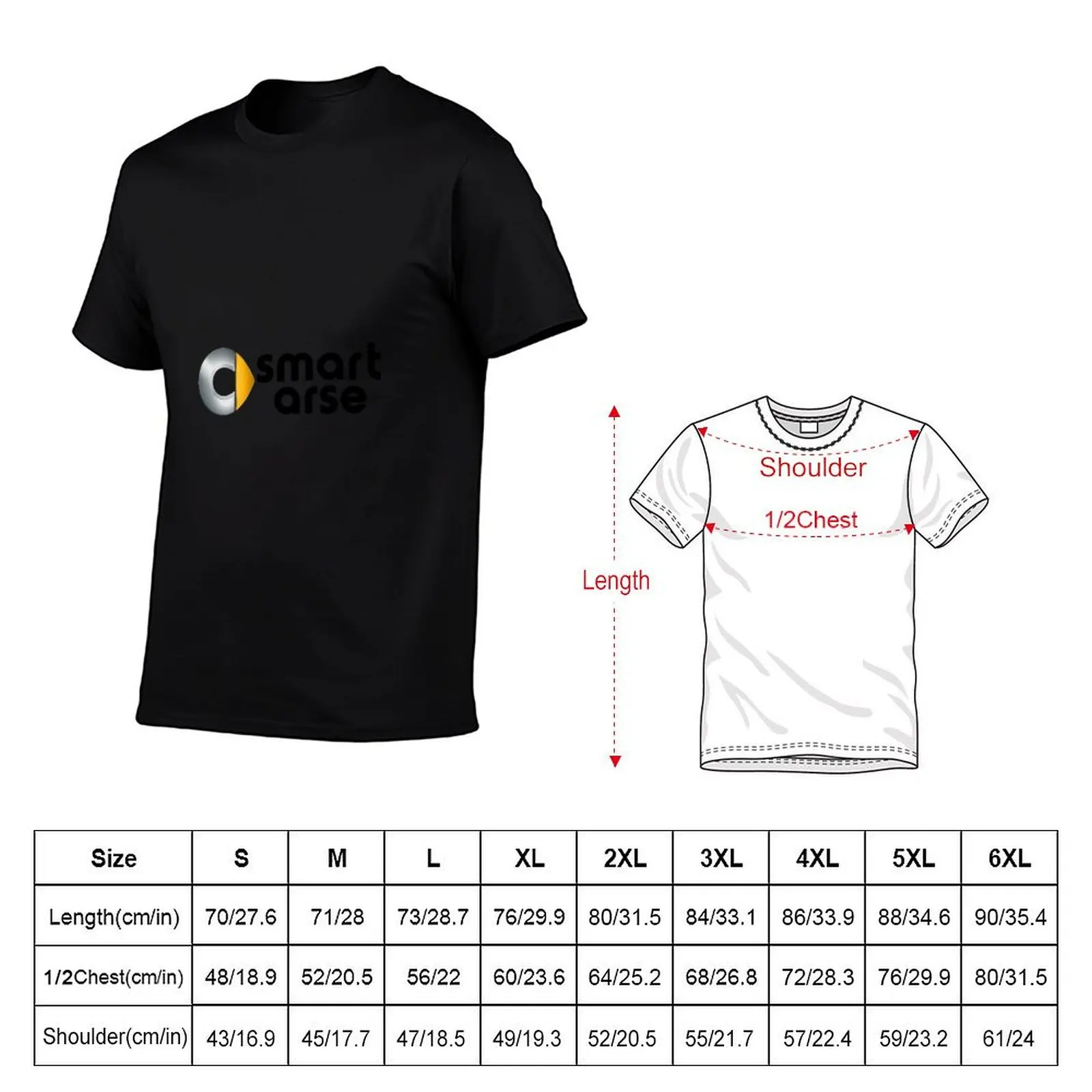 Smart Arse Smart Car ForTwo T-Shirt Festive Simple T-Shirt