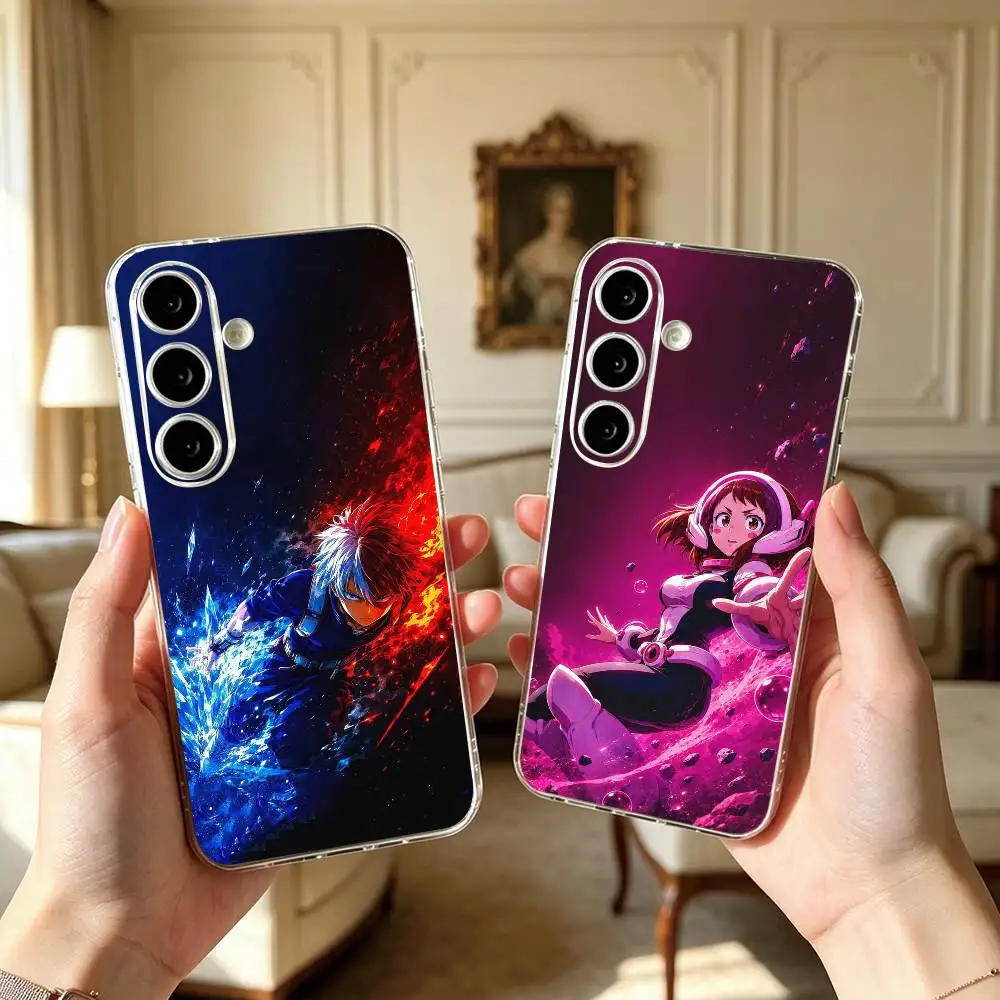 Anime My Hero Academia  Phone Case For SamsungA10,12,20,21S,30,31,40,50,51,52,70,71 Transparent Cover Gift