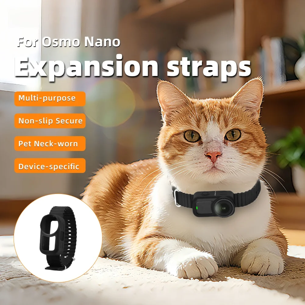 Hand Wrist Band Silicone Strap For DJI Osmo Nano Sports Camera Mount Adjustable Wristband For DJI Osmo Nano Camera Accessories