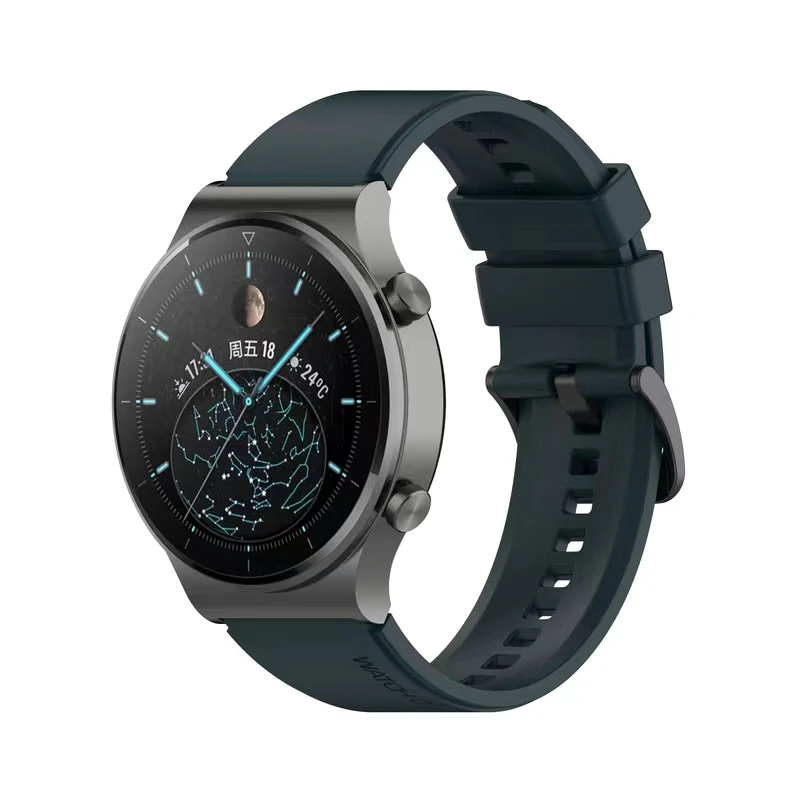 22mm 20mm Silicone Strap For Huawei Watch GT2 2e Pro GT3 Amazfit GTR/GTS Sports Smartwatch strap For Samsung Galaxy Watch 3/3Pro