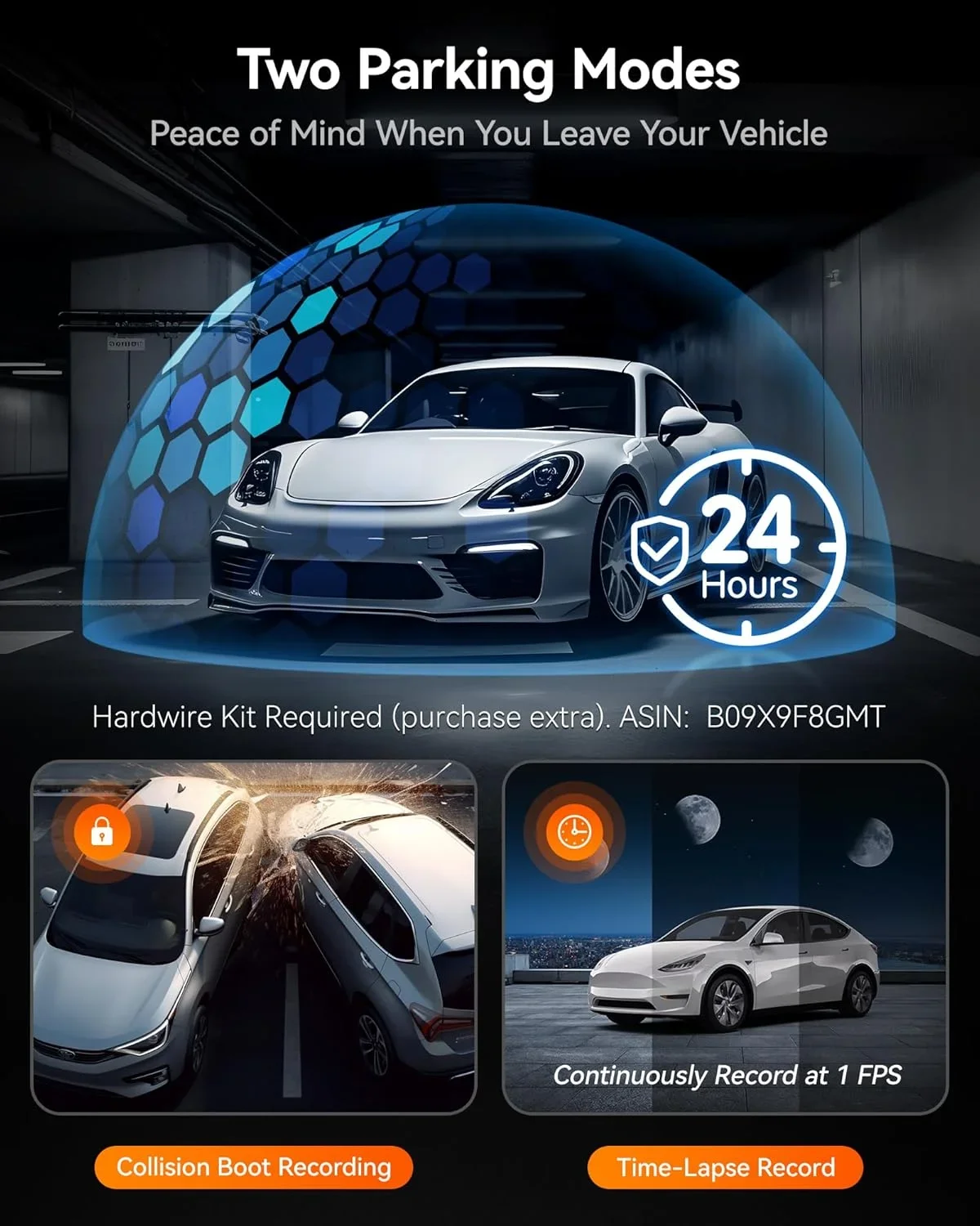 I07 4k 3 Channel Cameras Car Black Box Night Vision Mirror Dash Cam With Wifi Gps