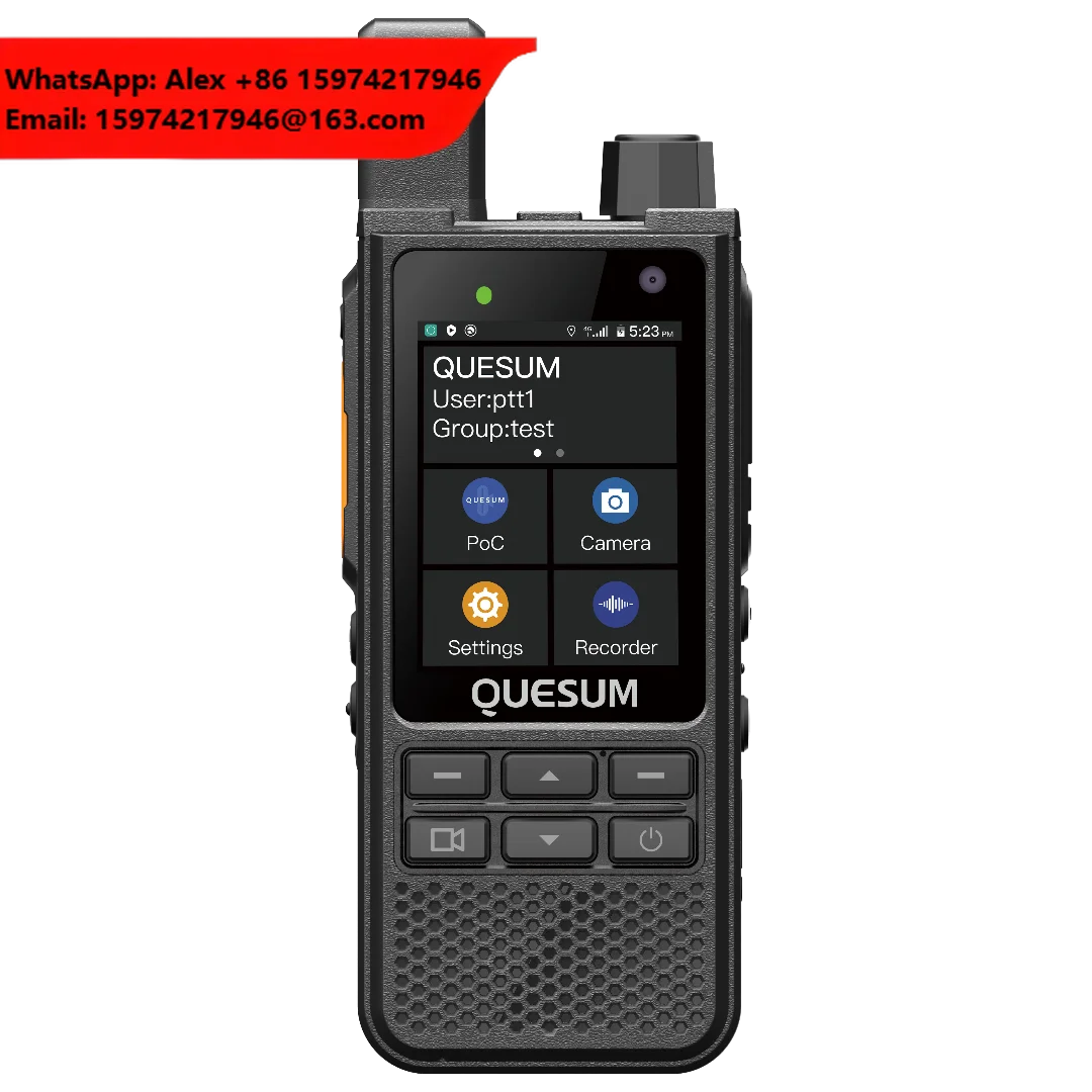 Quansheng MP70s 4G LTE WIFI Push-to-Talk POC Radio PTT Two Way Radio Zello Realptt Android Handheld Walkie Talkie With GPS