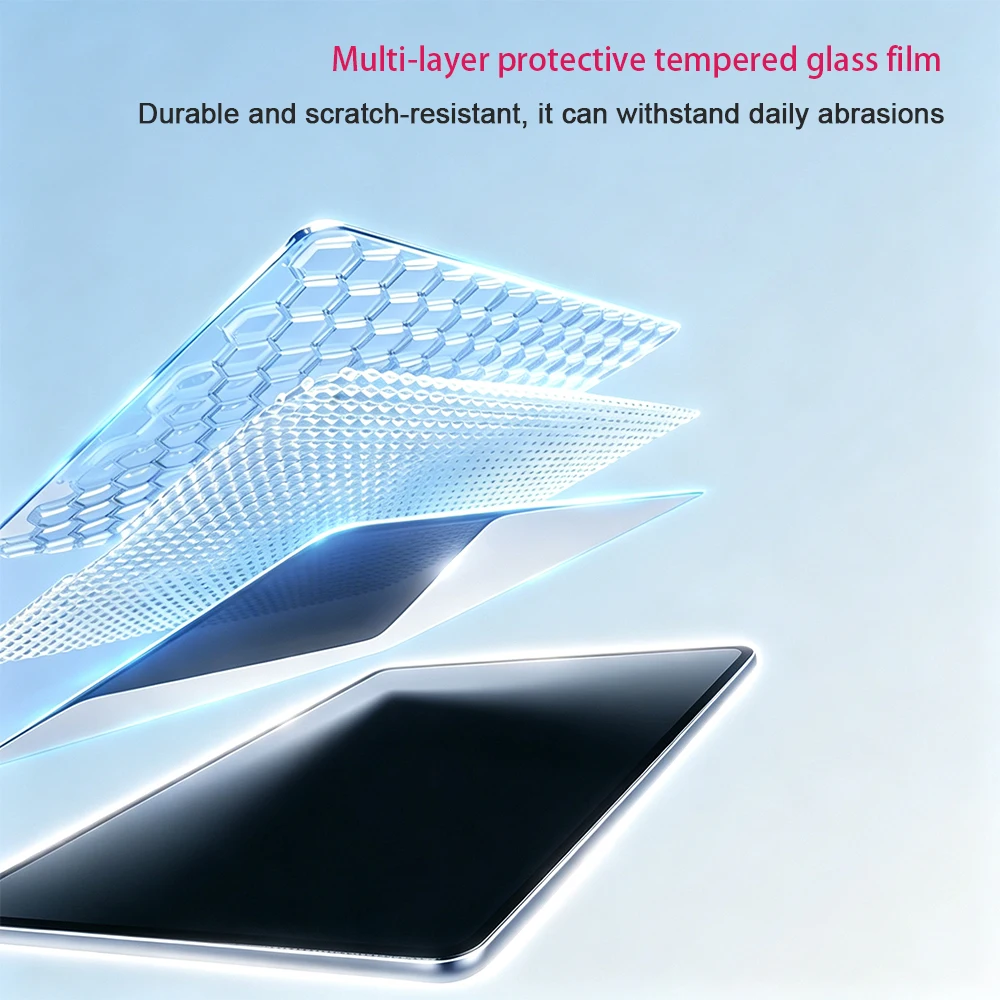 Car center console GPS LCD screen protective film Tempered glass film Anti fingerprint scratch resistant For Audi Q7/Q8 2019-26