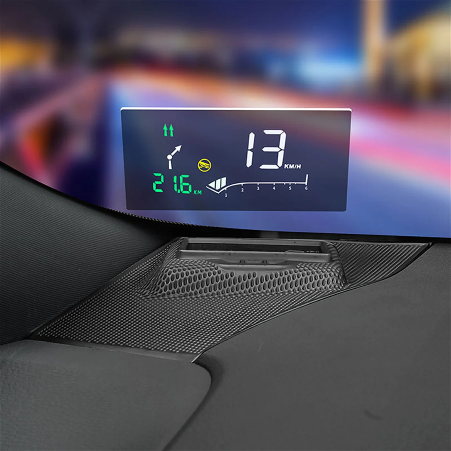 for  Toyota Sienna 2021-2025  Car Interior Head Up Display HUD Electronic Digital Device Black Plastic 1PC
