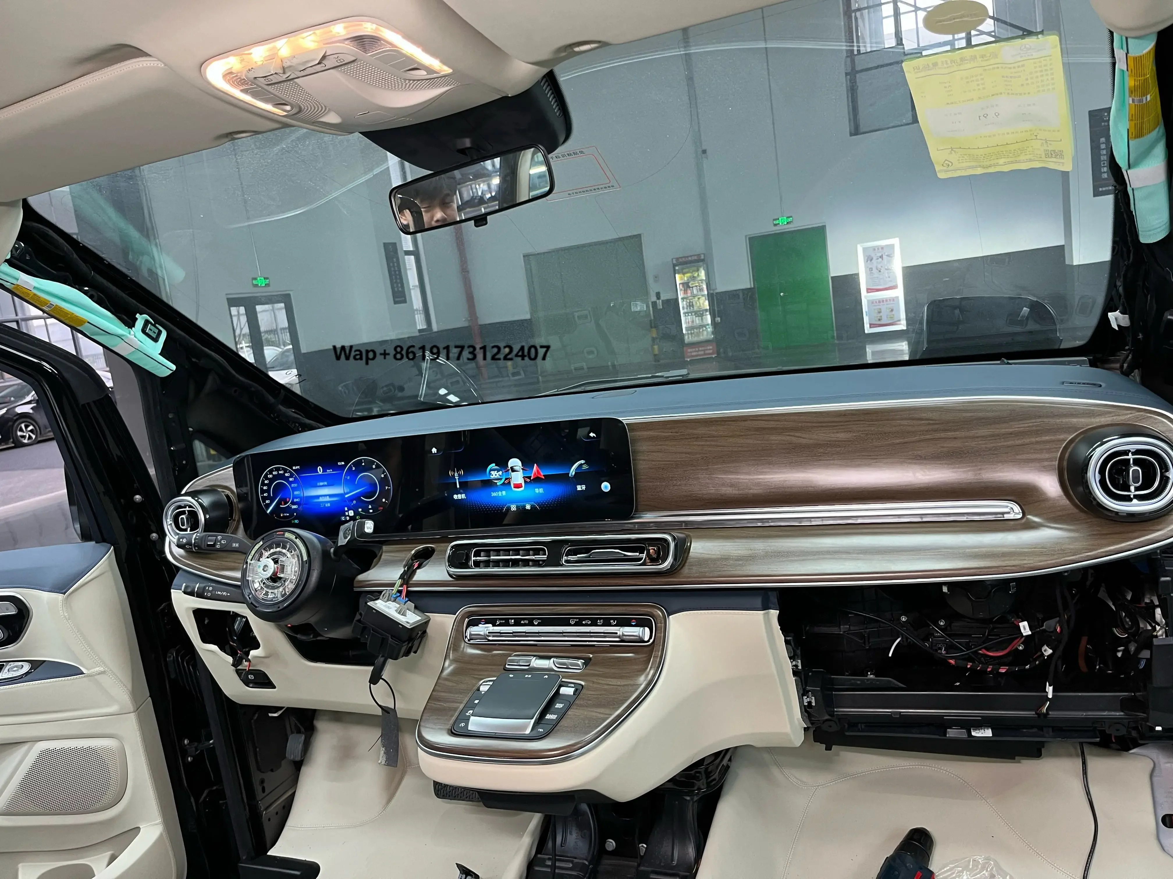 TDCMY Multi-Information Display New Dashboard Low Upgrade High for  W447 METRIS Interior Accessories Automobile