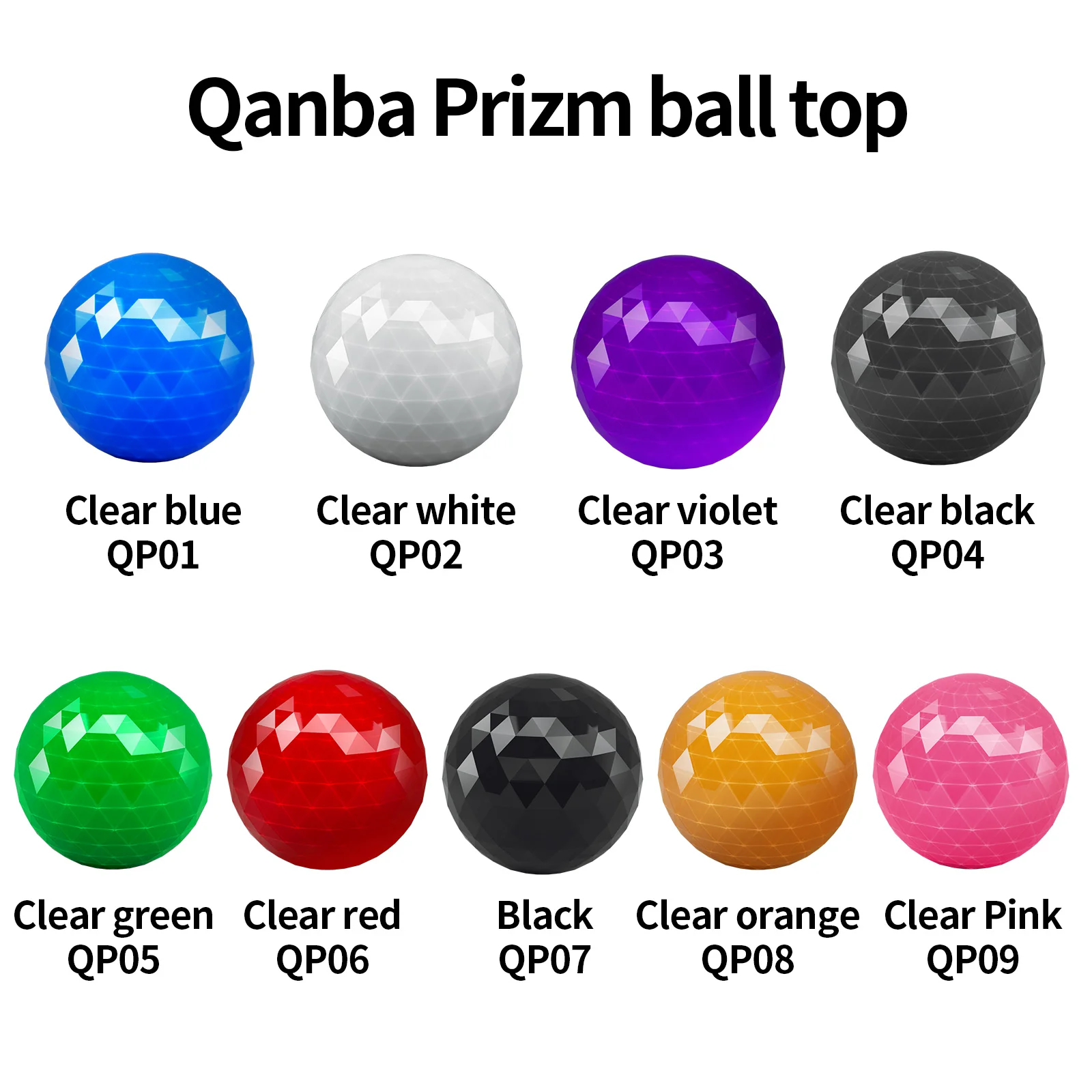 QANBA Arcade Stick Accessory Prizm 35mm Balltop Dome Ball Joystick Top Ball Accessory Arcade Joystick DIY Kit