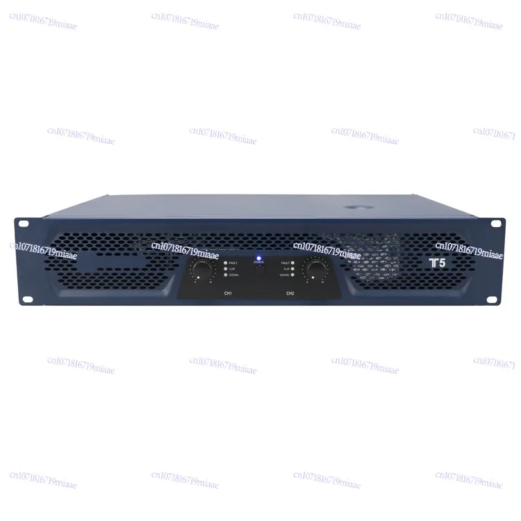 T10 Dual Channel Traditional Power Amplifier 2U Professional Power Amplifier Stage Performer Home KTV Bar Audio Amplifier
