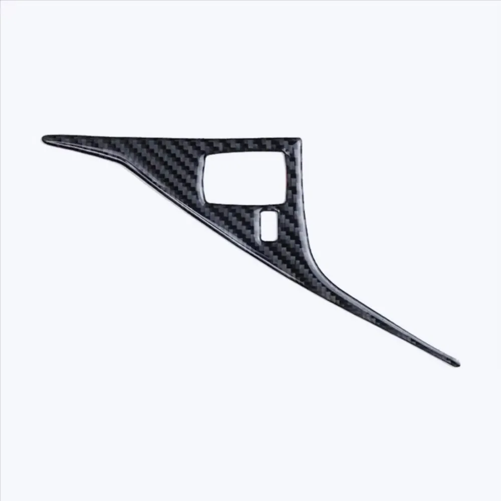 DB-For Infiniti Q50 Q60 2014-2020 Car Interior Center Console Panel Real Carbon Fiber