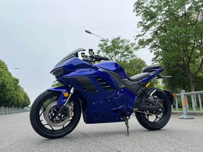 Newest 125km/h Super Speed 5000w Center Motor Racing Electric Motorcycle