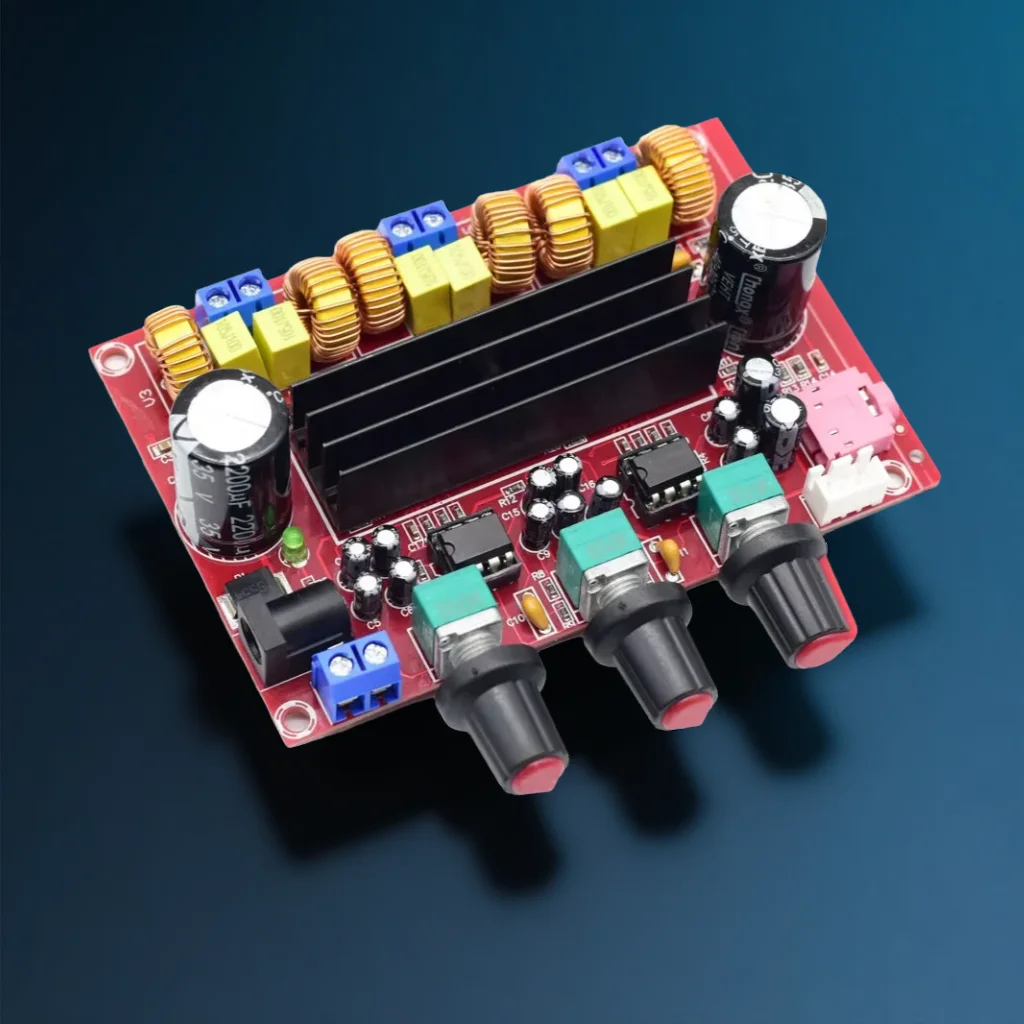 CA-3116P Digital Amplifier Board 2*50W + 100W High Performance Linear Audio TPA3116D2 for DIY Amplification Projects