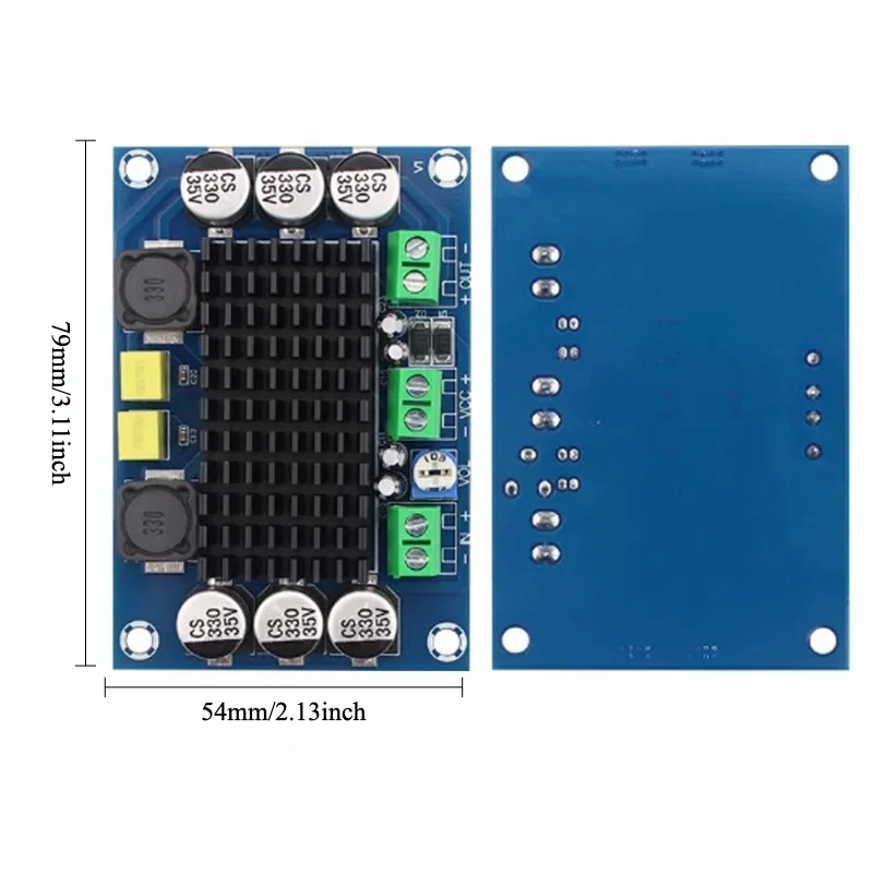 XH M542 Mono 100W Digital Amplifier Board Replace TPA3116 Class D Audio Amp 12V 26V for Subwoofer DIY