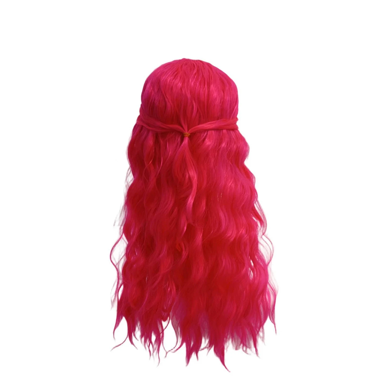 Pink Blue Chloe Red Children Cosplay Wig Kids Girl Long Wavy Fluffy Wig Heat Resistant Fiber Wig Halloween Party Fancy Dress Wig