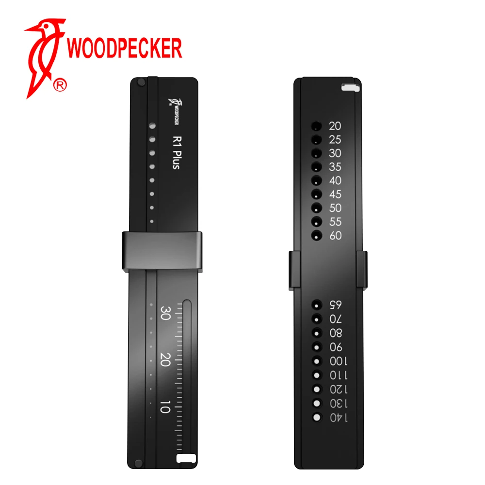 WOODPECKER R1 Plus Dental Endo Ruler High Precision Gutta Percha Measuring Tool Autoclavable Span Measure Scale for Endodontic