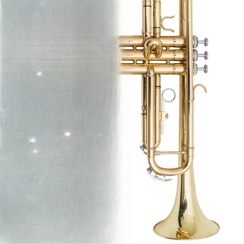 Trumpet, musical instrument, trumpet in B flat, beginner playing exam professional band teaching church Western musical