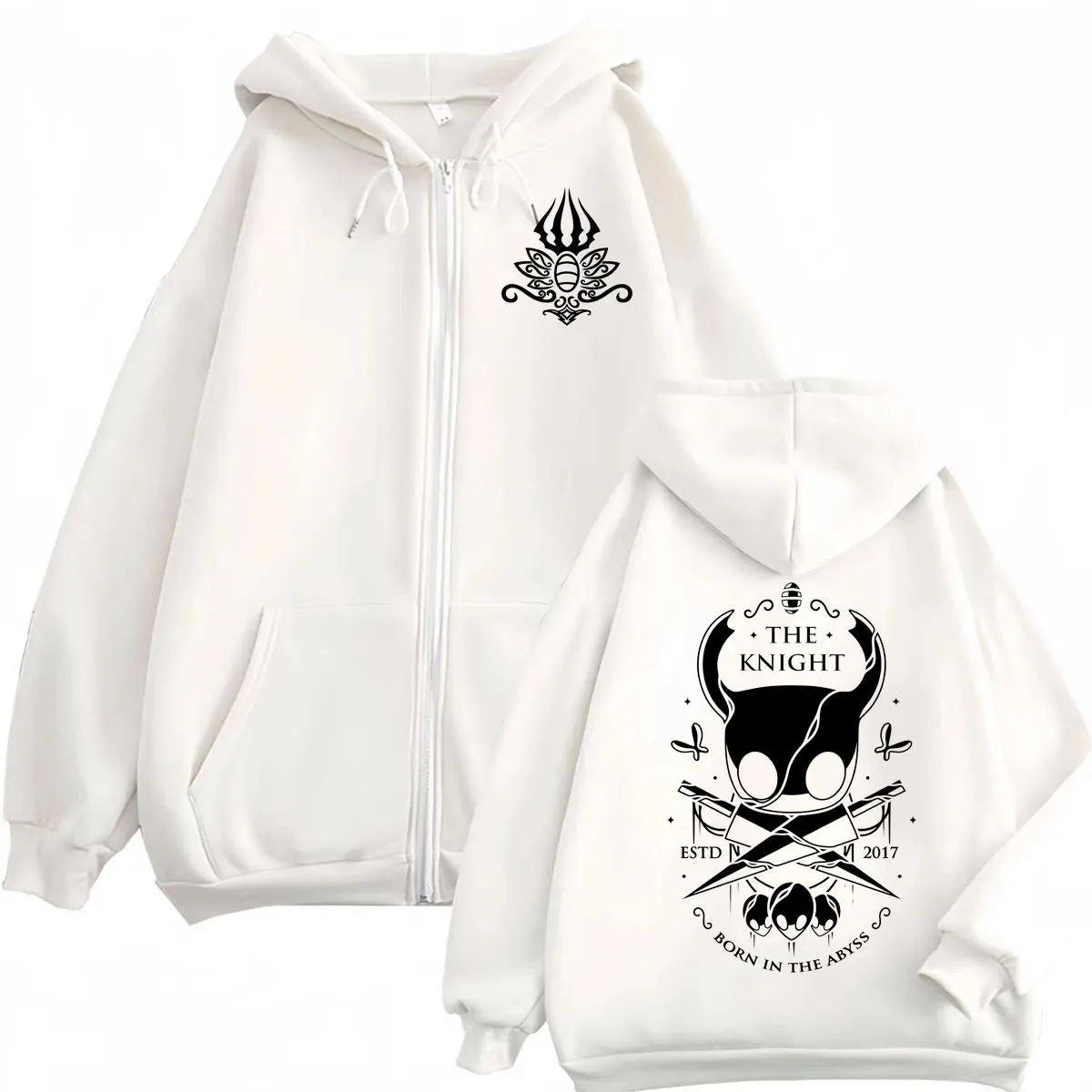 Hollow Knight Game Double Sided Print Hoodie High Quality Fashion Oversized Pullovers Men Women Casual Long Sleeve Sweatshirts