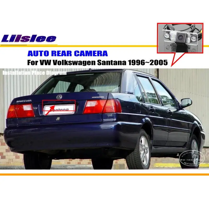 For VW Volkswagen Santana 1996-2005 Car Rearview Rear View Camera Backup Back Parking AUTO HD CCD CAM Accessories Kit