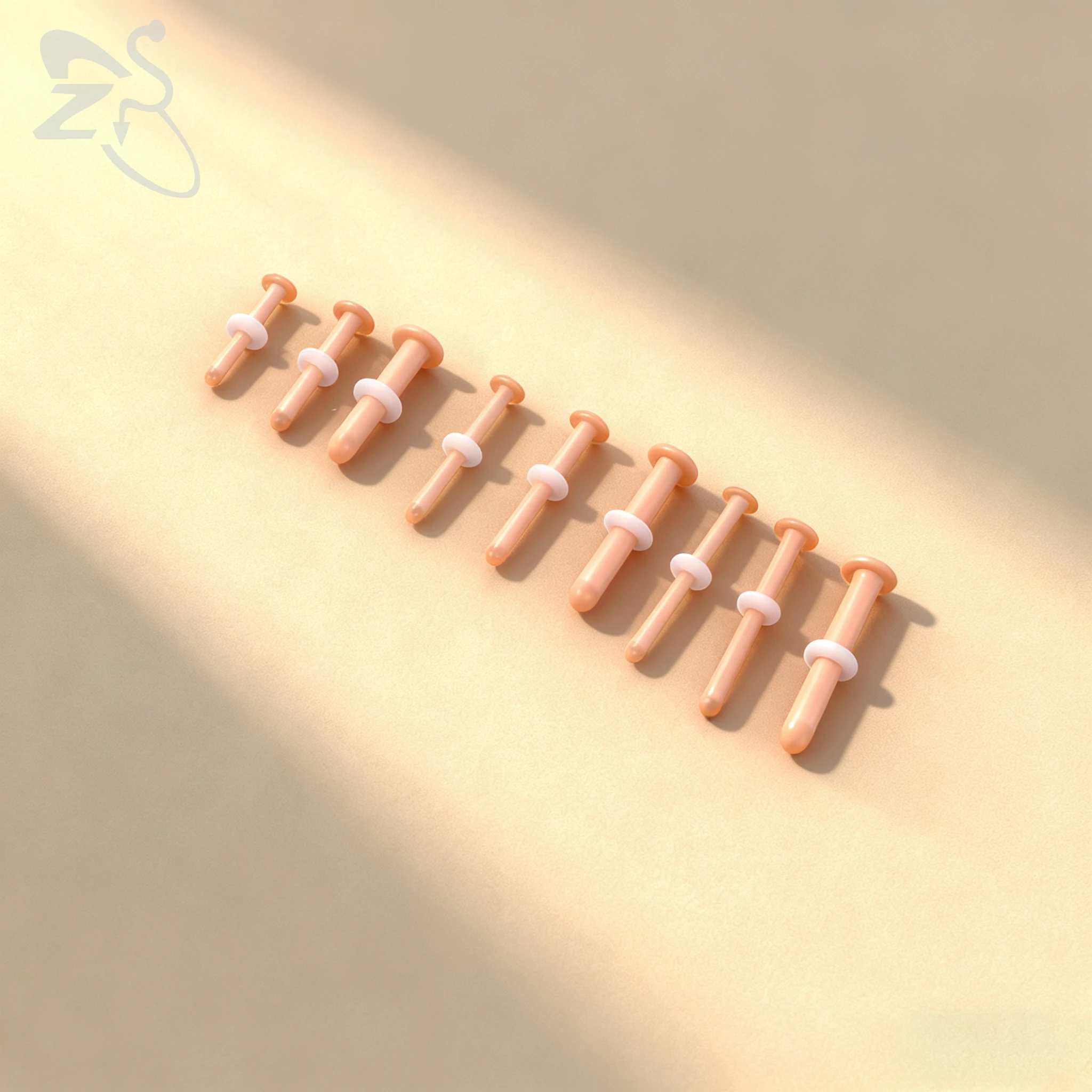 ZS 1PC Transparent Color Glass Nose Stud Nose Piercing I Shape Nostril Piercing 14G/16G/20G Eyebrows Lips And Belly Button Ring