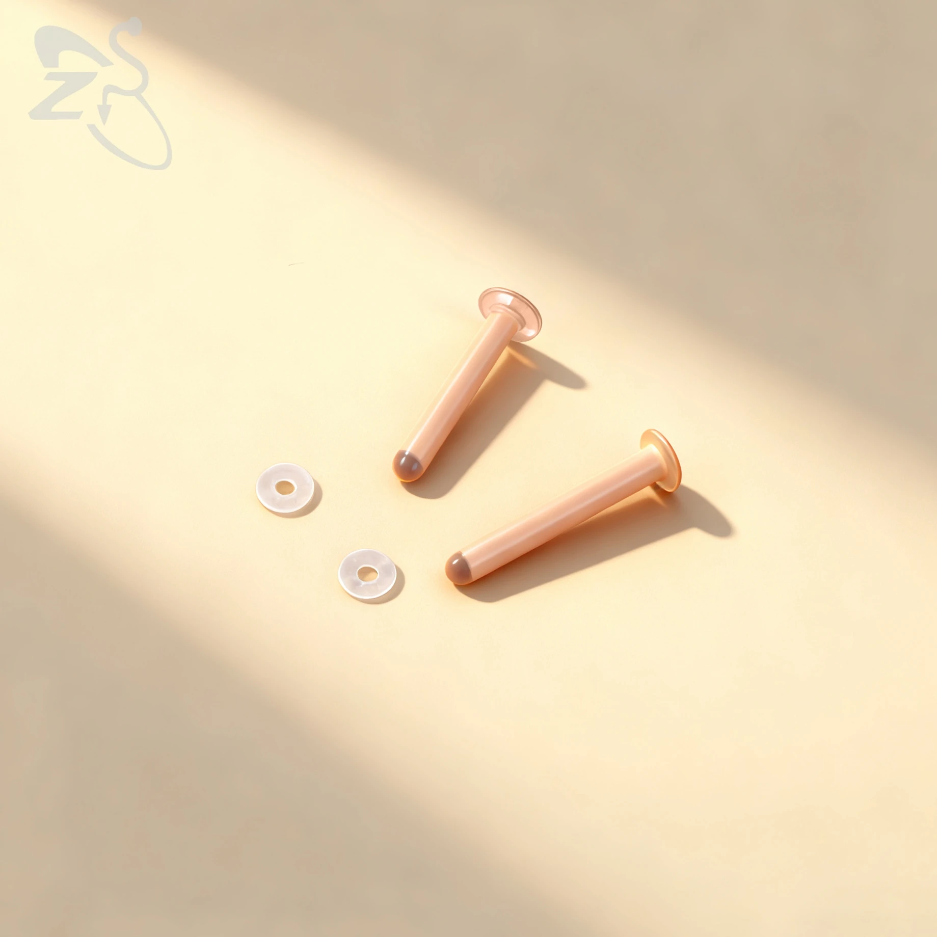 ZS 1PC Transparent Color Glass Nose Stud Nose Piercing I Shape Nostril Piercing 14G/16G/20G Eyebrows Lips And Belly Button Ring