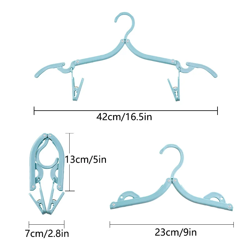 Travel folding clothes rack with storage bag, portable travel clothes rack business trips, student dormitory for home use suit