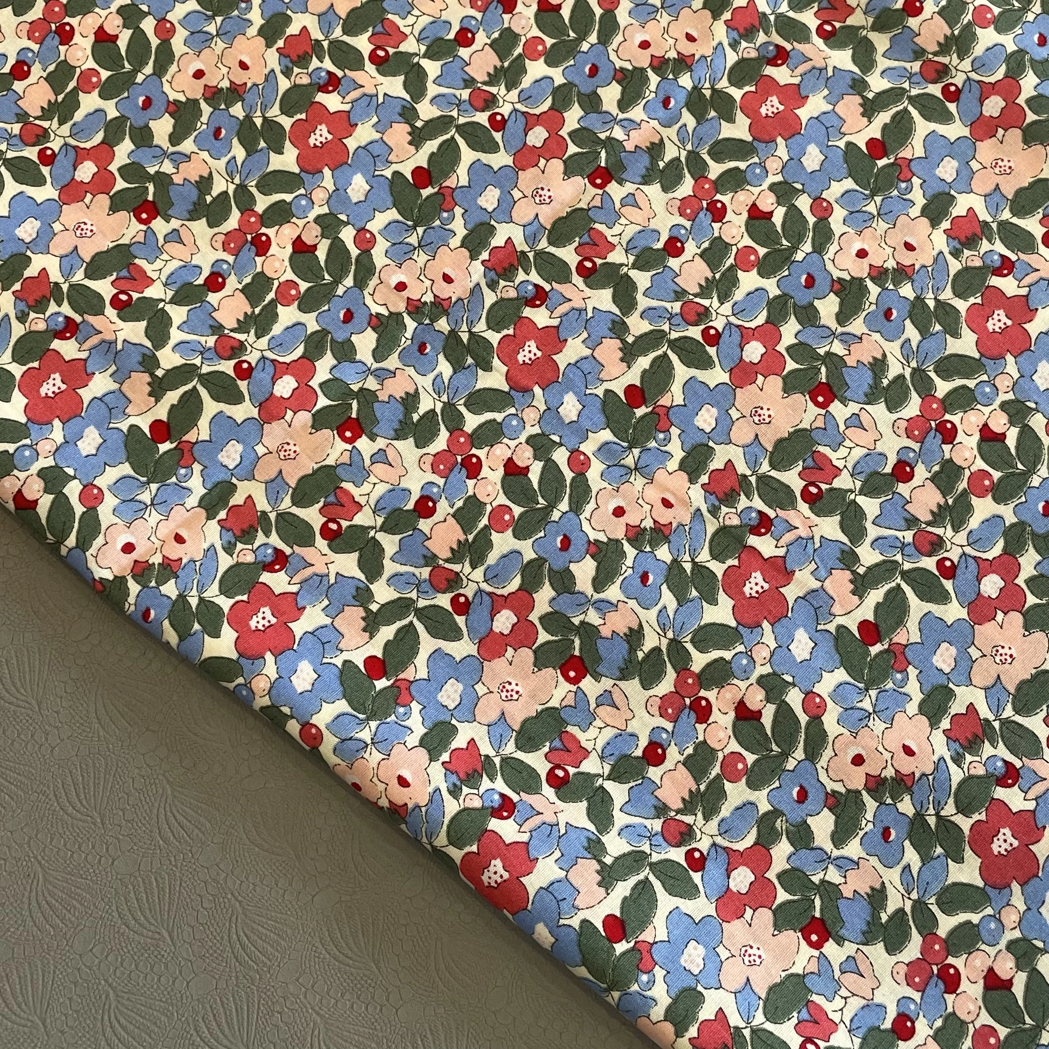 145x50cm Betsy Berry 40S Cotton Poplin Little Flower Sewing Fabric, Making Blouse Children Dress Handmade DIY Cloth 2023