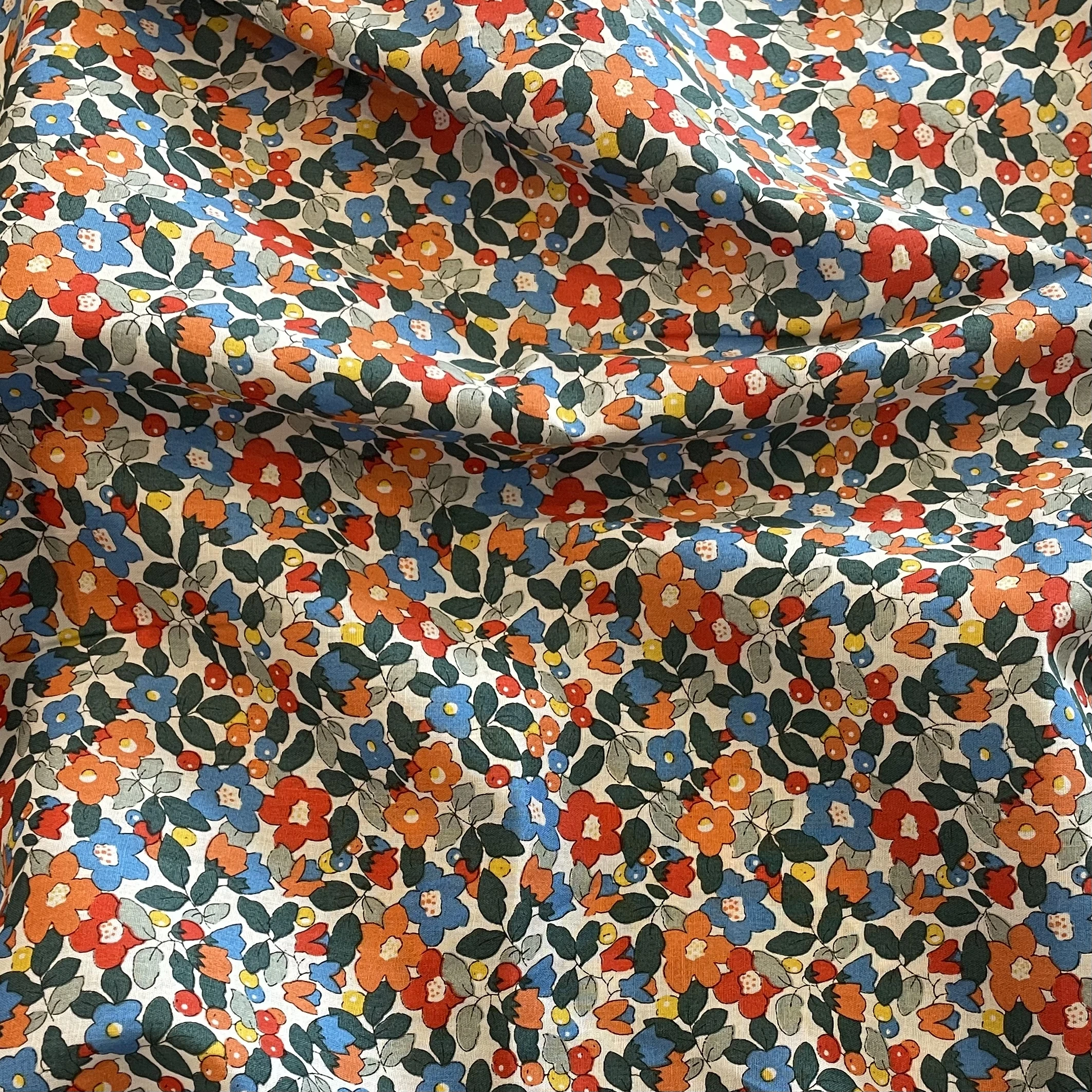 145x50cm Betsy Berry 40S Cotton Poplin Little Flower Sewing Fabric, Making Blouse Children Dress Handmade DIY Cloth 2023
