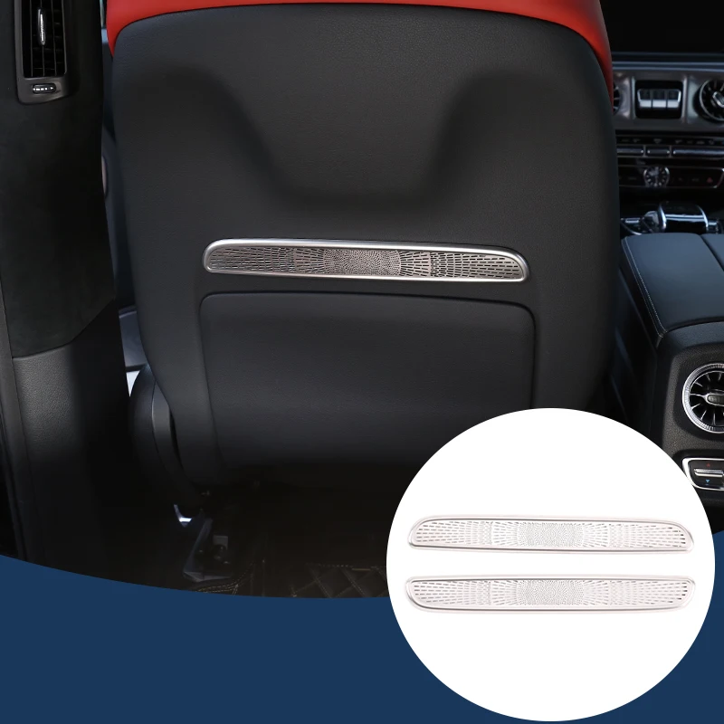 For Mercedes Benz GLE GLS G Class W167 X167 W464 G350 G500 AMG G63 2019-2025 Car Front Seat Back Audio Speaker Cover Trim