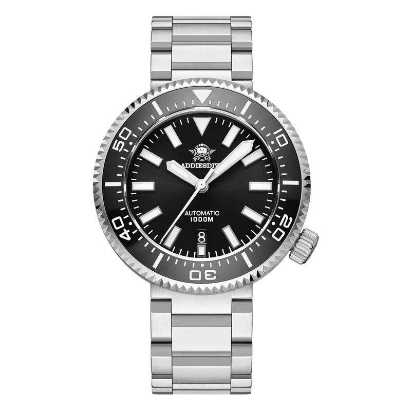 ADDIESDIVE Watches for Men 316L Stainless Steel AD2523 BGW9  Luminous 1000M Waterproof Sapphire Glass Mechanical Watches Reloj
